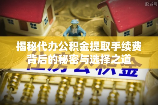 句容揭秘代办公积金提取手续费背后的秘密与选择之道