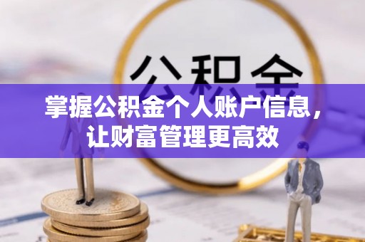 句容掌握公积金个人账户信息，让财富管理更高效