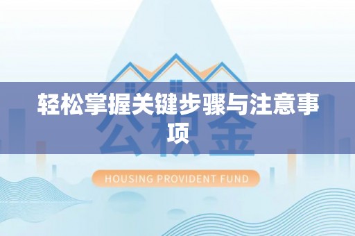 句容轻松掌握关键步骤与注意事项