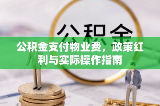句容公积金支付物业费，政策红利与实际操作指南