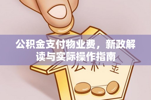句容公积金支付物业费，新政解读与实际操作指南